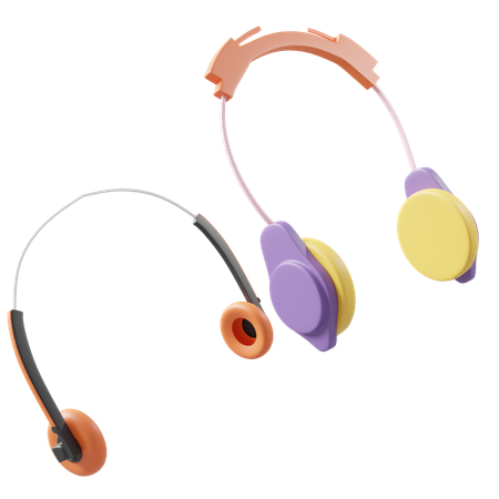 Ear Walkman  3D Icon