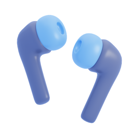 Earbud  3D Icon