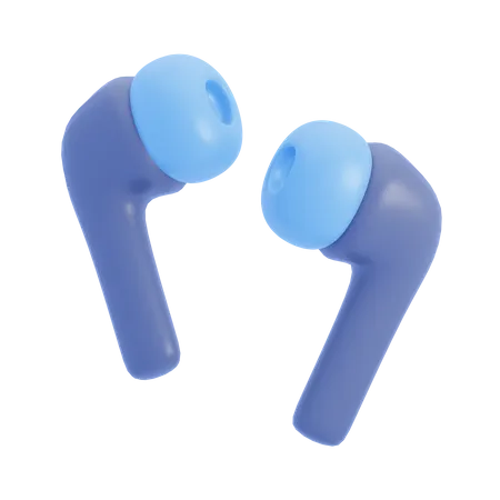 Earbud  3D Icon