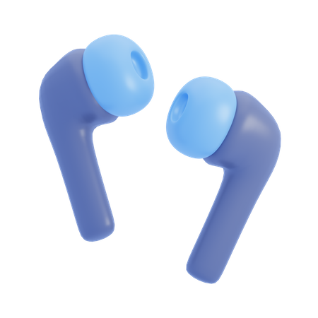 Earbud  3D Icon