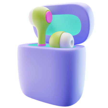 Earbuds  3D Icon