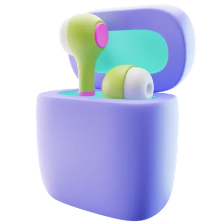 Earbuds  3D Icon