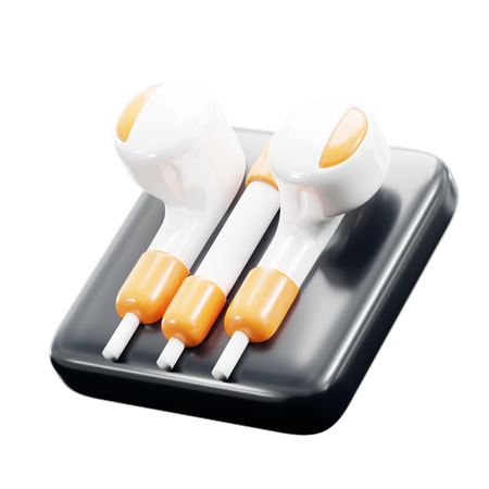 Earbuds  3D Icon