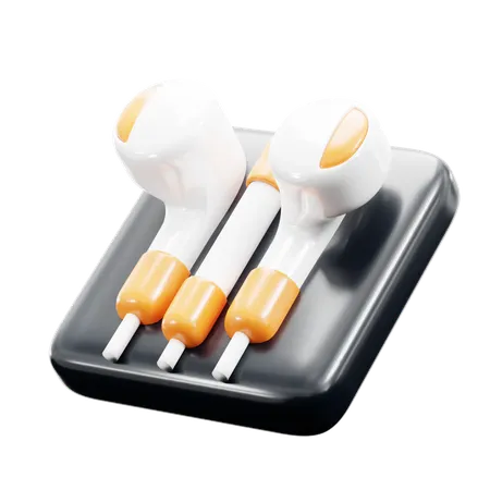 Earbuds  3D Icon