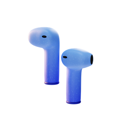 Earbuds  3D Illustration