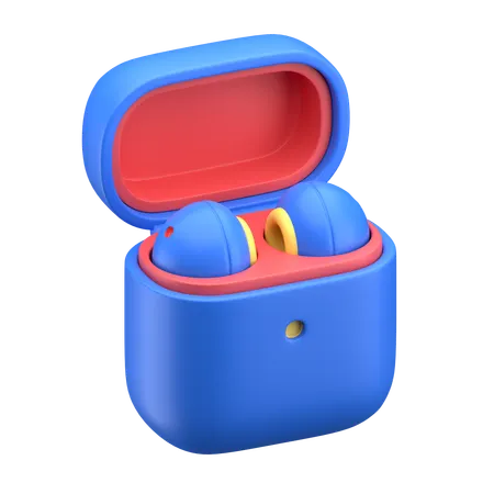 Earbuds Case  3D Icon