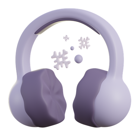 Earmuff  3D Icon