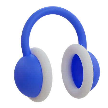 Earmuffs  3D Illustration