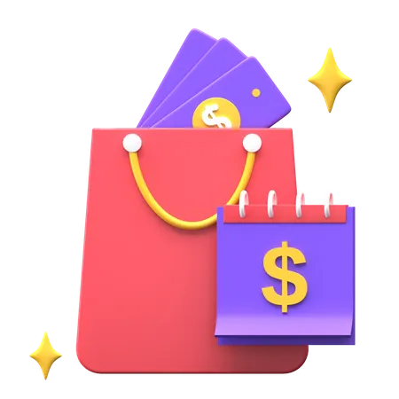 Earn Money  3D Illustration