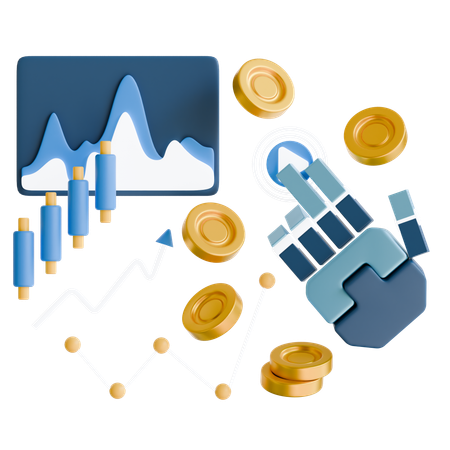 Earning  3D Icon