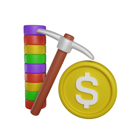 Earning Money  3D Icon