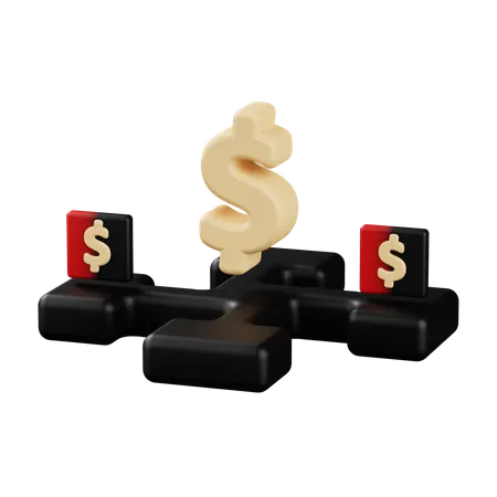 Earning Money  3D Icon