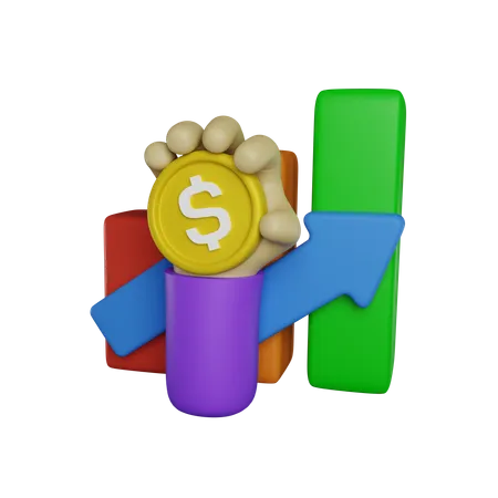 Earnings 3 D Icon 3D Icon