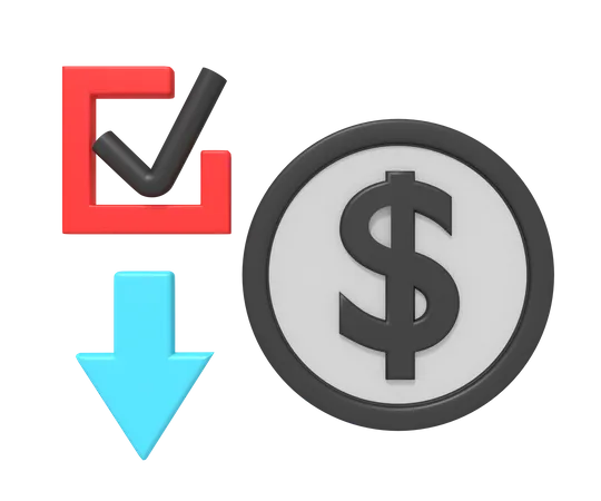 Earnings Withdrawal  3D Icon