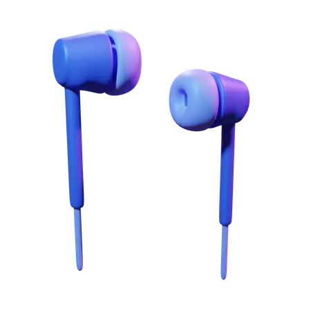 Earphone  3D Icon