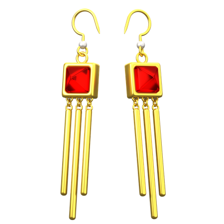 Earrings  3D Icon