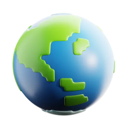 Earth Space 3 D Icon 3D Icon