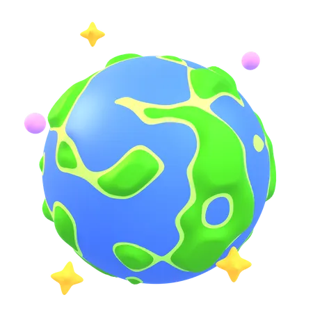 Earth  3D Icon