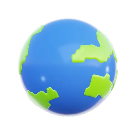 Earth 3 D Icon Which Can Be Used For Various Purposes Such As Websites Mobile Apps Presentation And Others 3D Icon