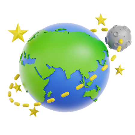 Earth  3D Icon