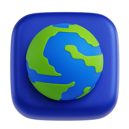 Earth  3D Icon