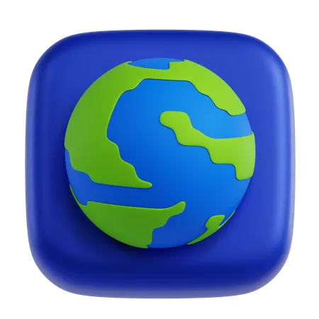 Earth  3D Icon