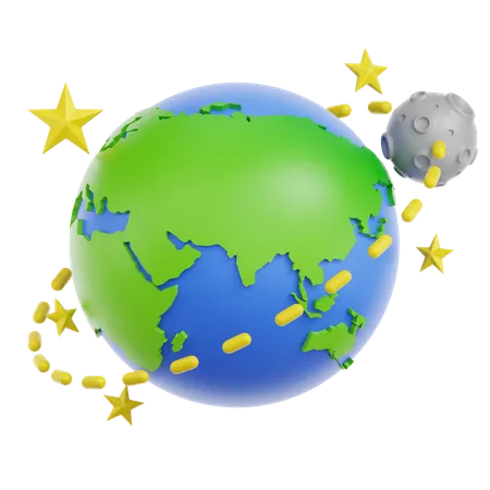 Earth  3D Icon