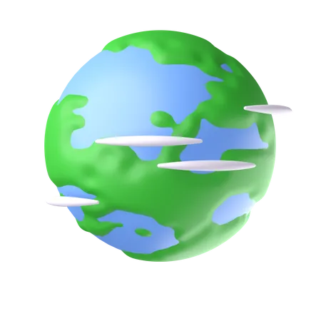 Earth  3D Icon