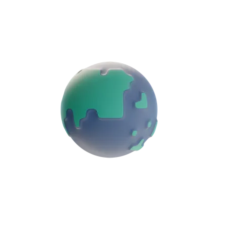 Earth  3D Icon