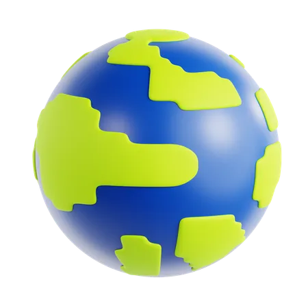 Earth  3D Icon