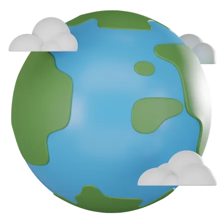 Earth  3D Icon