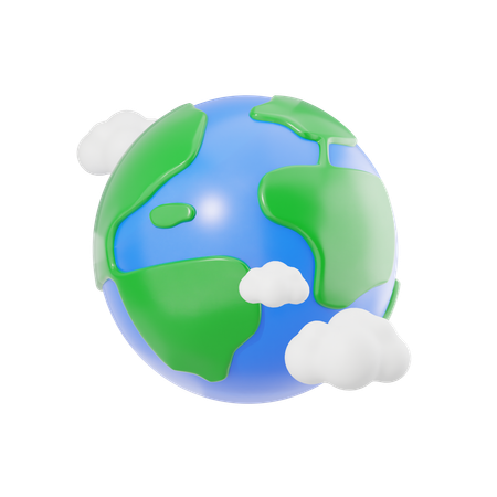 Earth  3D Icon