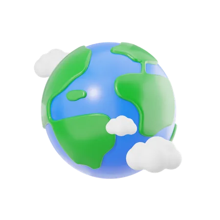 Earth  3D Icon