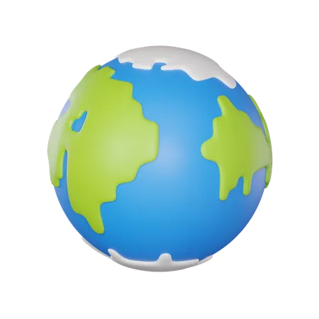 Earth  3D Icon