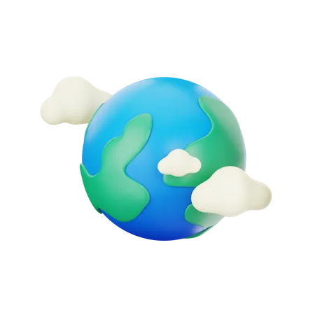 Earth  3D Icon