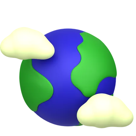 Earth  3D Icon