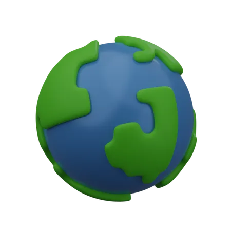 Earth  3D Icon