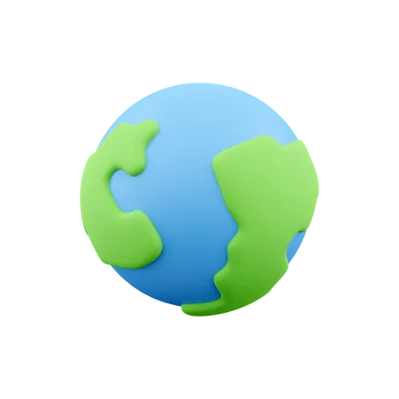 Earth  3D Icon