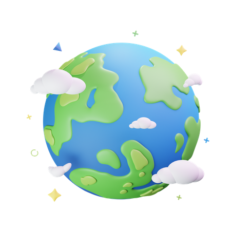 Earth  3D Icon