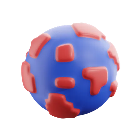 Earth  3D Icon