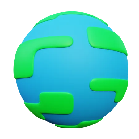 Earth  3D Icon