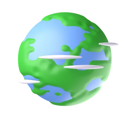 Earth  3D Icon