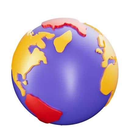 Earth  3D Icon