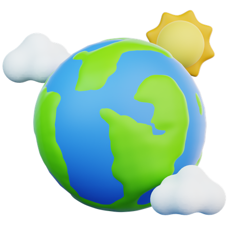 Earth  3D Icon