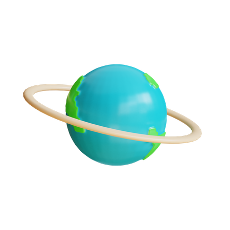 Earth  3D Illustration