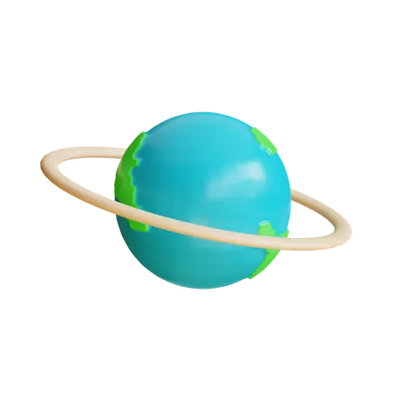 Earth  3D Illustration