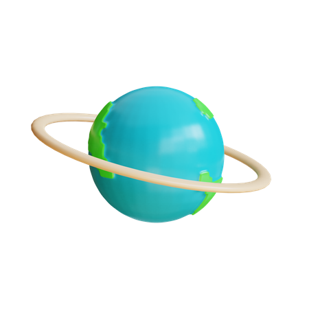 Earth 3D Illustration