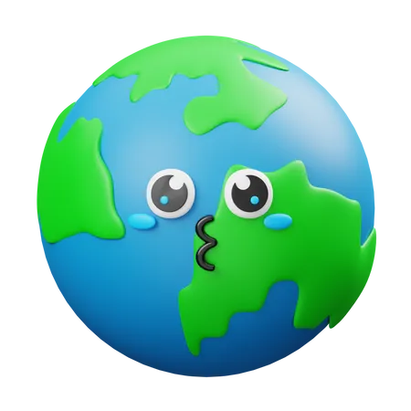 Earth 3D Illustration