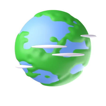 Earth 3D Icon