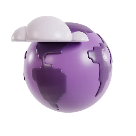 3 D Illustration Of Earth Rendering Icon 3D Icon